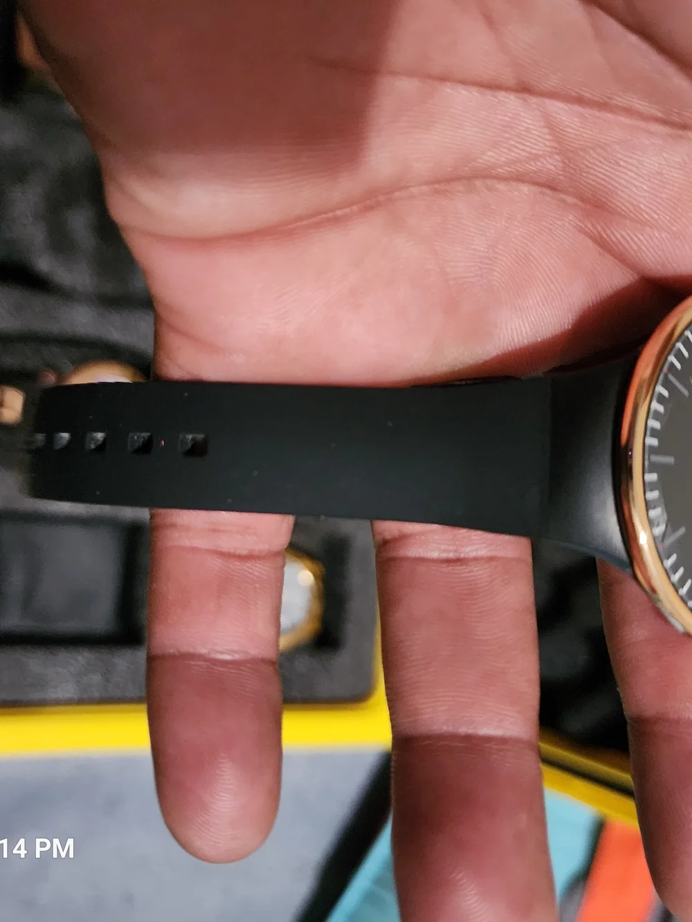 Invicta Rose Gold & Black Minimalist Watch - Black Strap